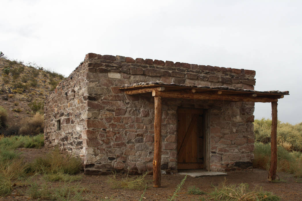 The Walden House, known as the Petroglyph Cabin, was built by pioneers around 1864. (Deborah Wa ...