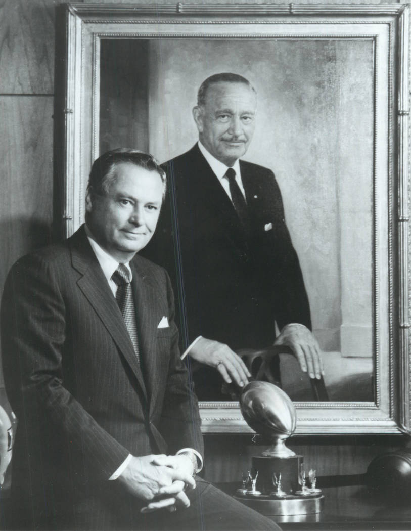 This 1989 file photo shows Barron Hilton, Chairman and President Hilton Hotels Corporation. (Fi ...