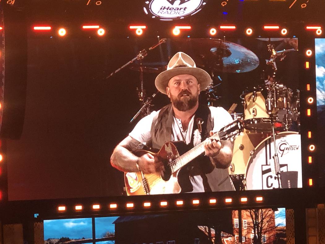 Zac Brown performs at iHeartRadio Music Festival at T-Mobile Arena in Las Vegas, Saturday, Sept ...