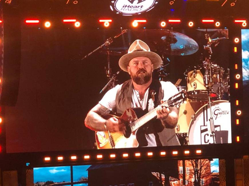 Zac Brown performs at iHeartRadio Music Festival at T-Mobile Arena in Las Vegas, Saturday, Sept ...