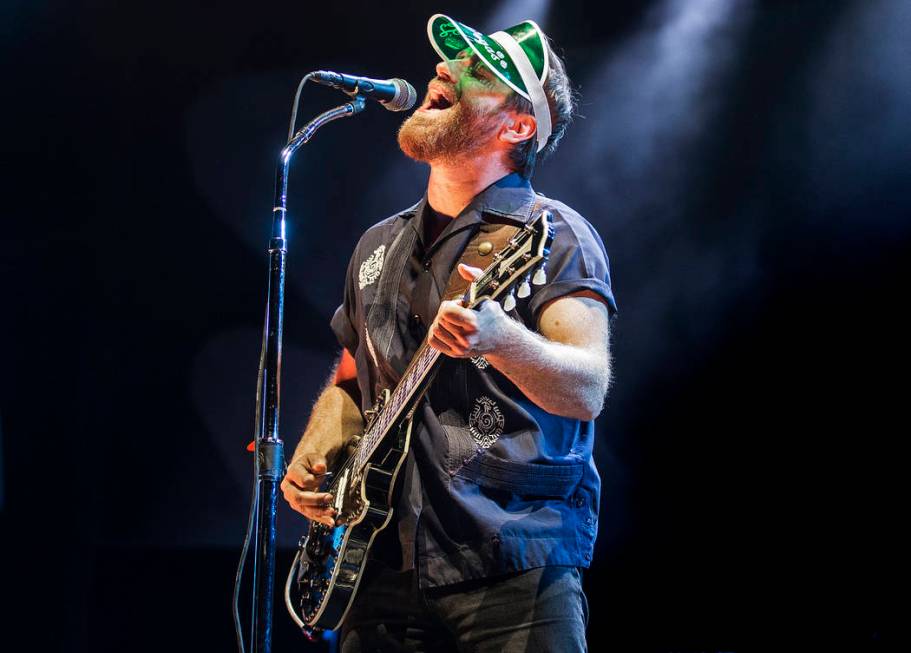 The Black Keys Dan Auerbach performs on the Downtown Stage during the second day of Life is Be ...