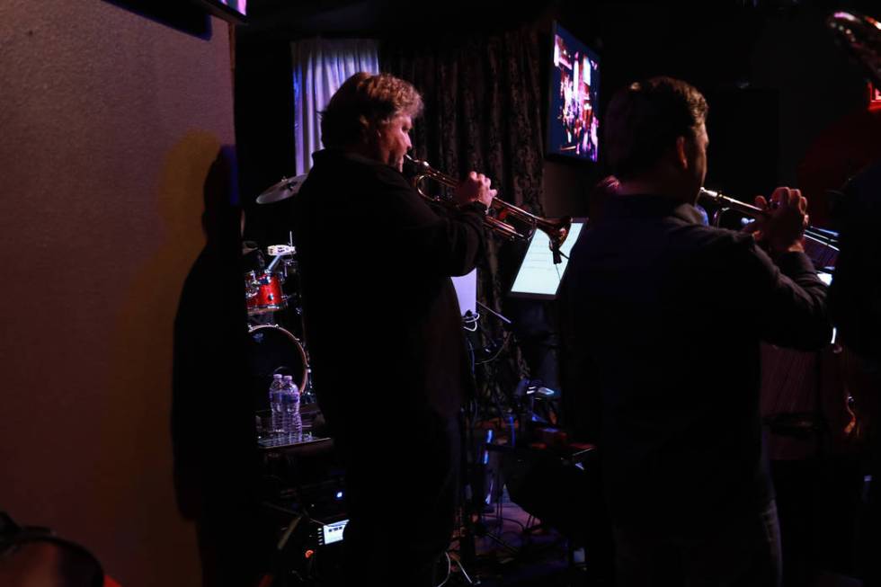 Santa Fe & The Fat City Horns perform at the Copa Room in Las Vegas on Monday, March 26, 20 ...