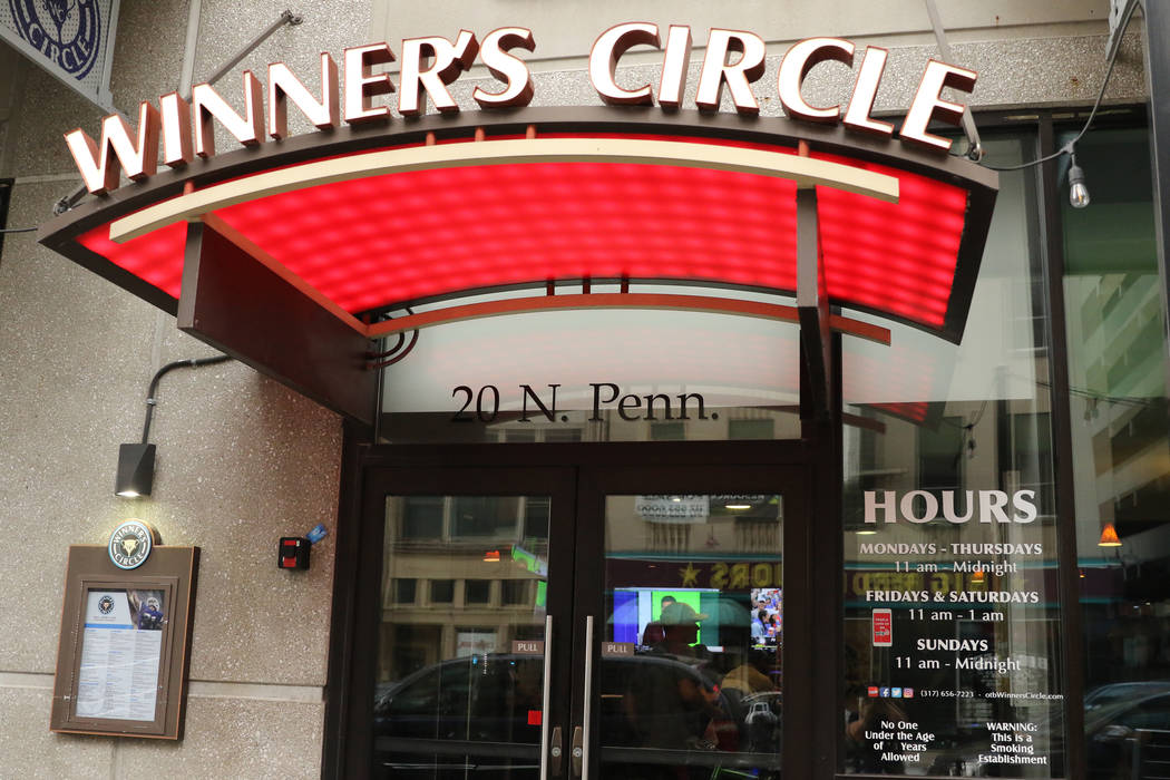 Winner's Circle sportsbook at 20 N. Pennsylvania Ave. is open for business in Indianapolis, Ind ...