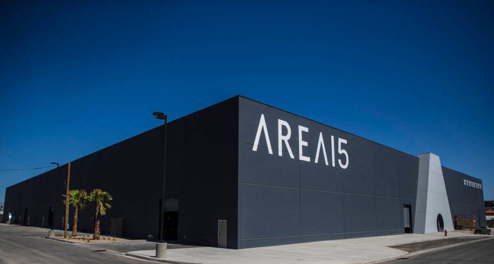 Area15 retail and entertainment complex on Tuesday, Sept. 24, 2019, in Las Vegas. (Benjamin Hag ...