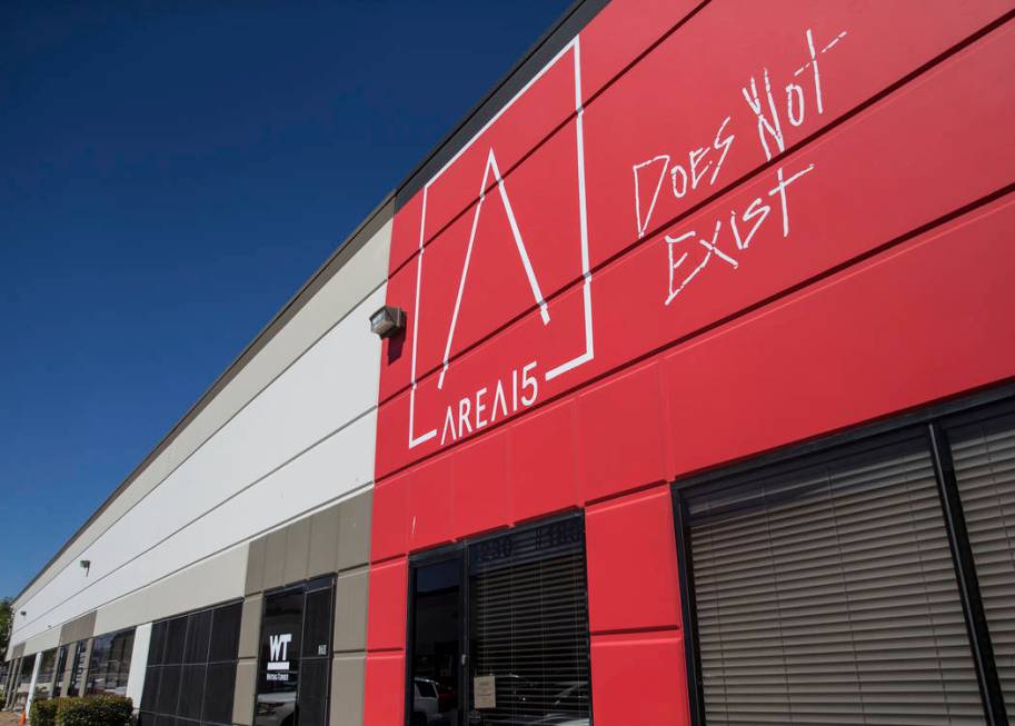 Area15 retail and entertainment complex on Tuesday, Sept. 24, 2019, in Las Vegas. (Benjamin Hag ...