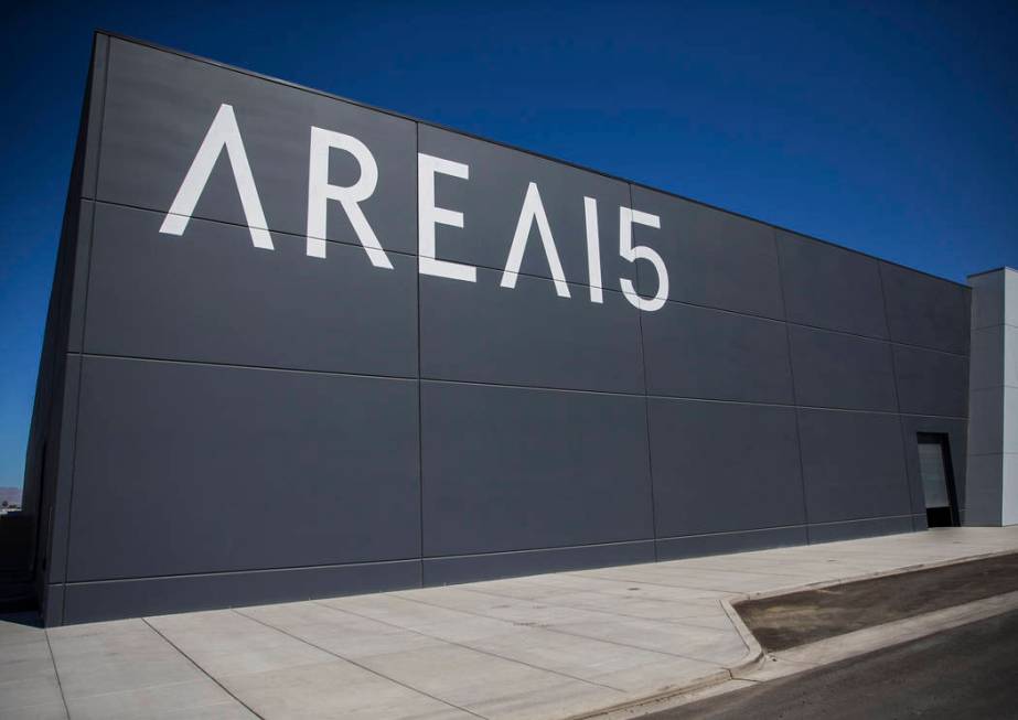 Area15 retail and entertainment complex on Tuesday, Sept. 24, 2019, in Las Vegas. (Benjamin Hag ...