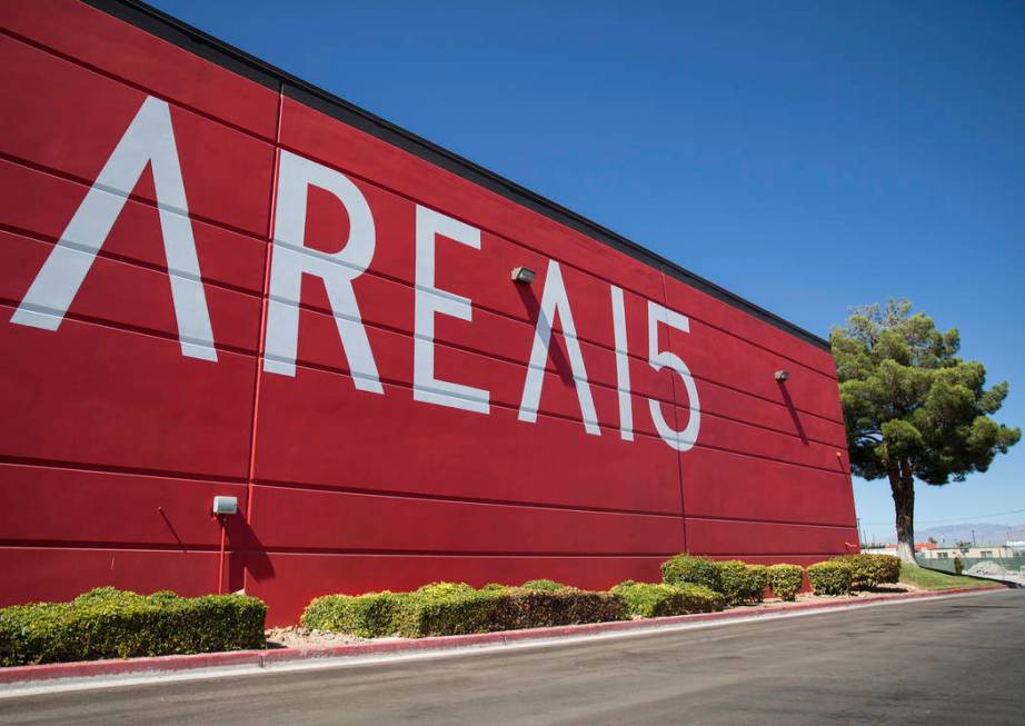 Area15 retail and entertainment complex on Tuesday, Sept. 24, 2019, in Las Vegas. (Benjamin Hag ...