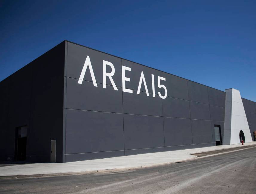 Area15 retail and entertainment complex on Tuesday, Sept. 24, 2019, in Las Vegas. (Benjamin Hag ...