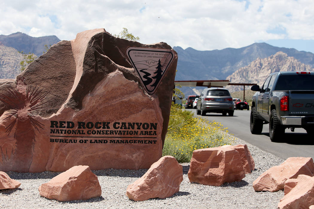 Red Rock Canyon National Conservation Area west of Las Vegas. (Rachel Aston/Las Vegas Review-Jo ...