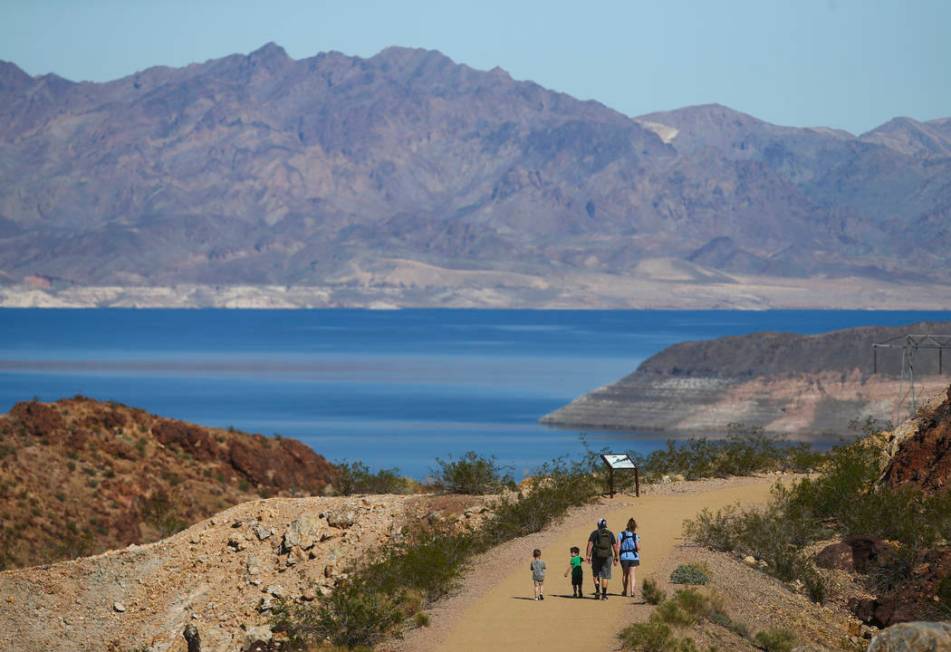 The Historic Railroad Trail at Lake Mead National Recreation Area. (Chase Stevens/Las Vegas Rev ...