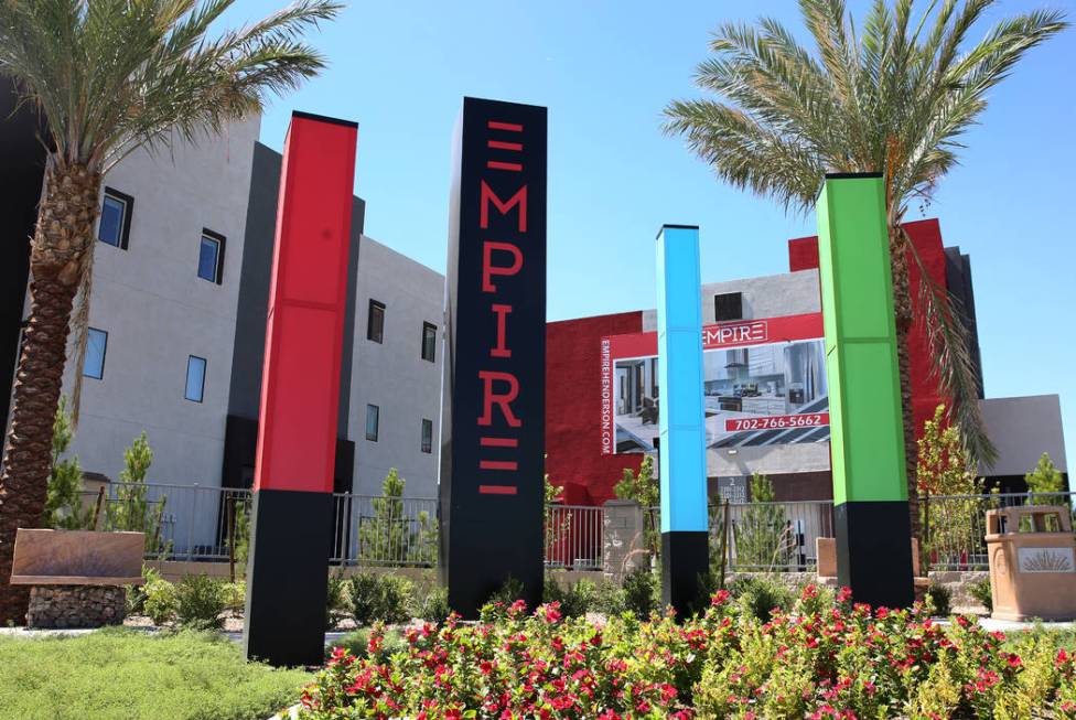 The Empire apartment complex is seen on Friday, Aug. 15, 2019, in Henderson. (Bizuayehu Tesfaye ...