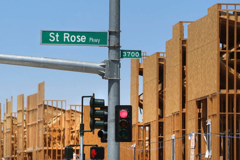 St. Rose Parkway in Henderson, Wednesday, Aug. 21, 2019. (Erik Verduzco / Las Vegas Review-Jour ...