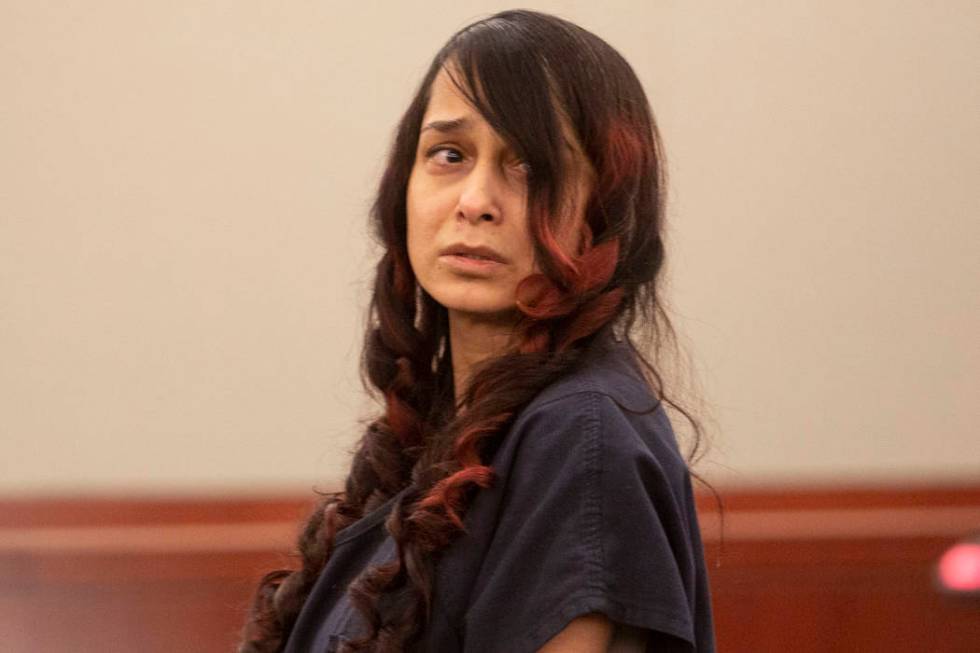 Gigi Mitchell, accused of trafficking an 11-year-old girl, appears in court during her sentenci ...