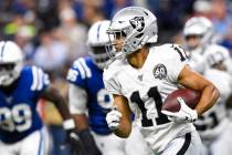 Oakland Raiders wide receiver Trevor Davis (11) during the second half of an NFL football game ...