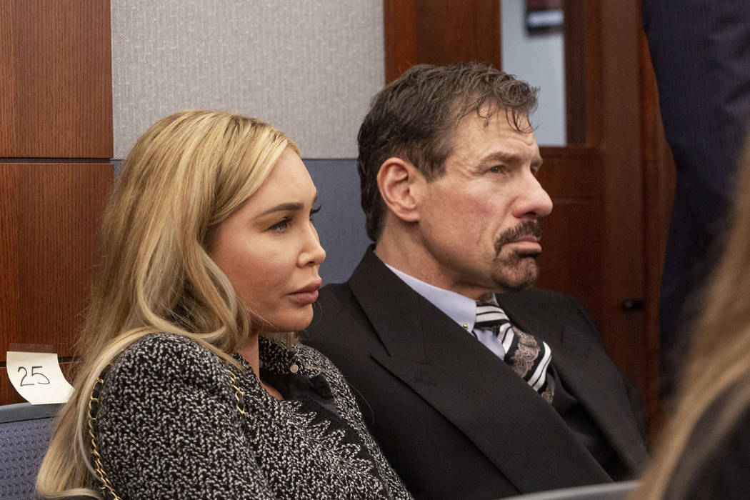 Ashley Fargo and her boyfriend, billionaire Henry Nicholas III, await a plea hearing in their d ...