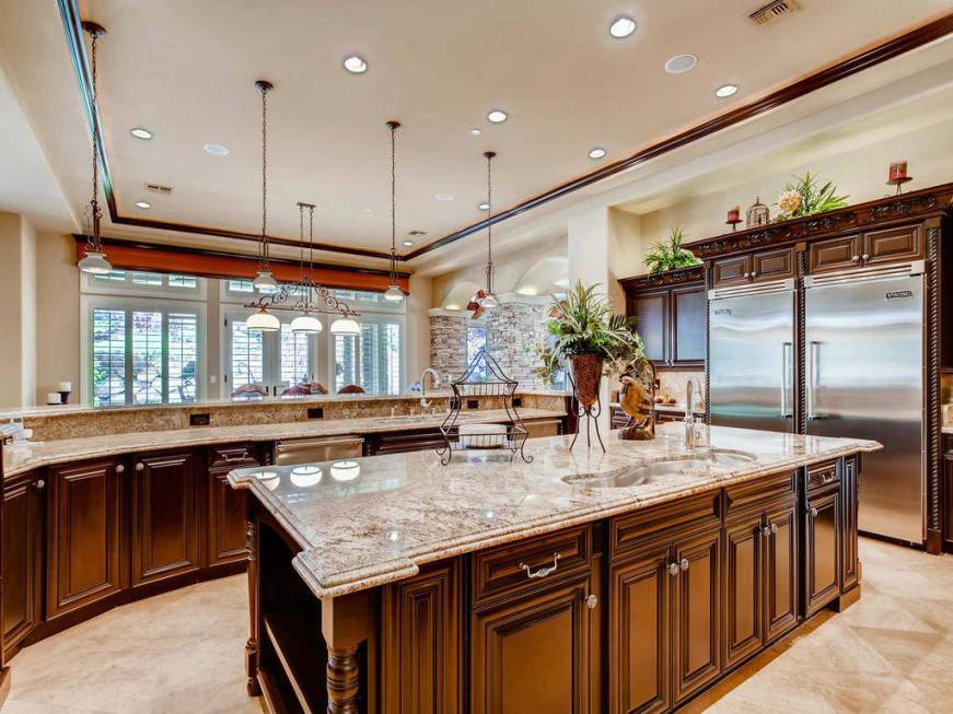 The kitchen features professional-grade appliances. (Virtuance)