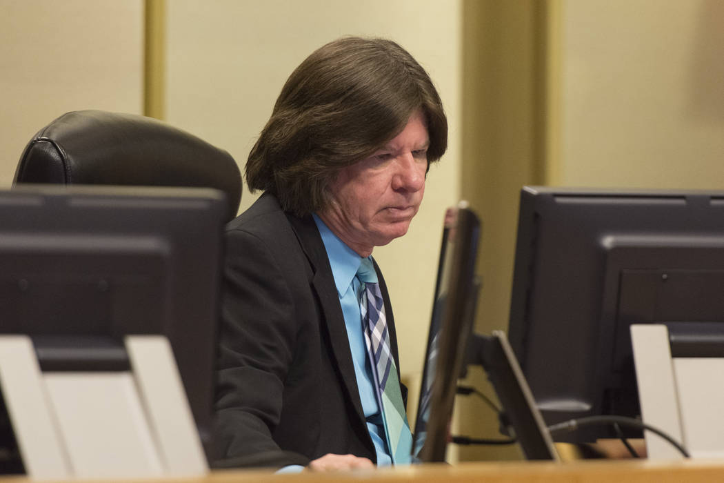 City Attorney Brad Jerbic is seen at Las Vegas City Hall Council Chambers on Aug. 3, 2016. (Jas ...