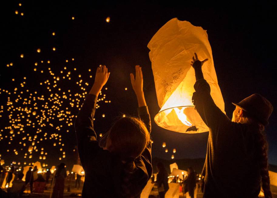 Ambriel Styve-Hector, right, and Nathanael Styve-Hector, from Palm Springs, Calif., prepare to ...