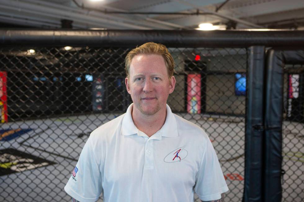 Former SEAL Team Six leader, Rob O'Neill at the UFC Performance Institute in Las Vegas on Monda ...