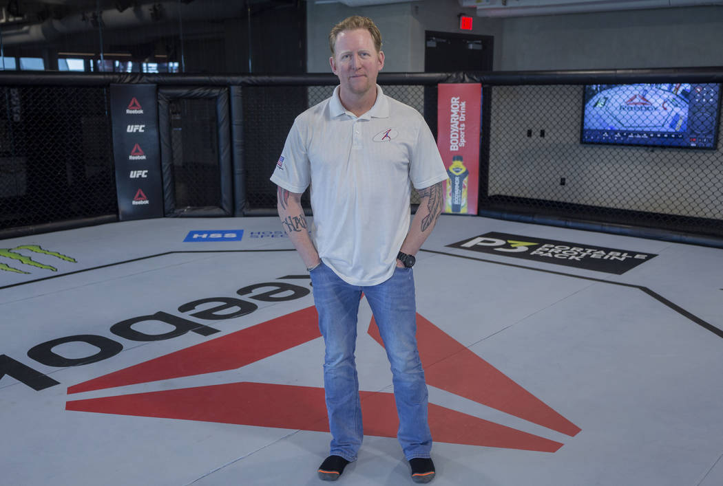 Former SEAL Team Six leader, Rob O'Neill at the UFC Performance Institute in Las Vegas on Monda ...