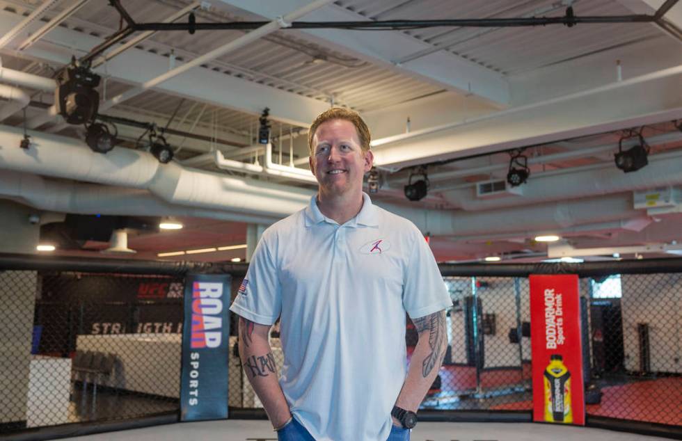 Former SEAL Team Six leader, Rob O'Neill at the UFC Performance Institute in Las Vegas on Monda ...