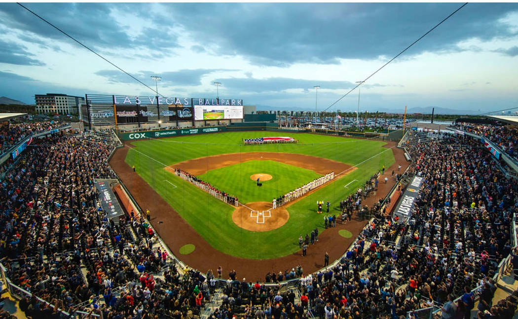 The new Las Vegas Ballpark and the Las Vegas Aviators enjoyed record-setting seasons. (Summerlin)