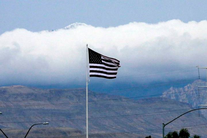 Winds could reach up to 60 mph in the Las Vegas Valley through Friday, according to the Nationa ...