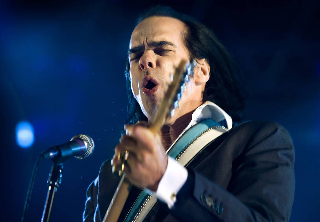 Nick Cave performs at the "Where the action is" music festival in Stockholm June 13, ...