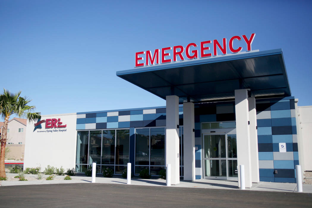 Valley Health System's new freestanding emergency department off of Blue Diamond Rd. And South ...