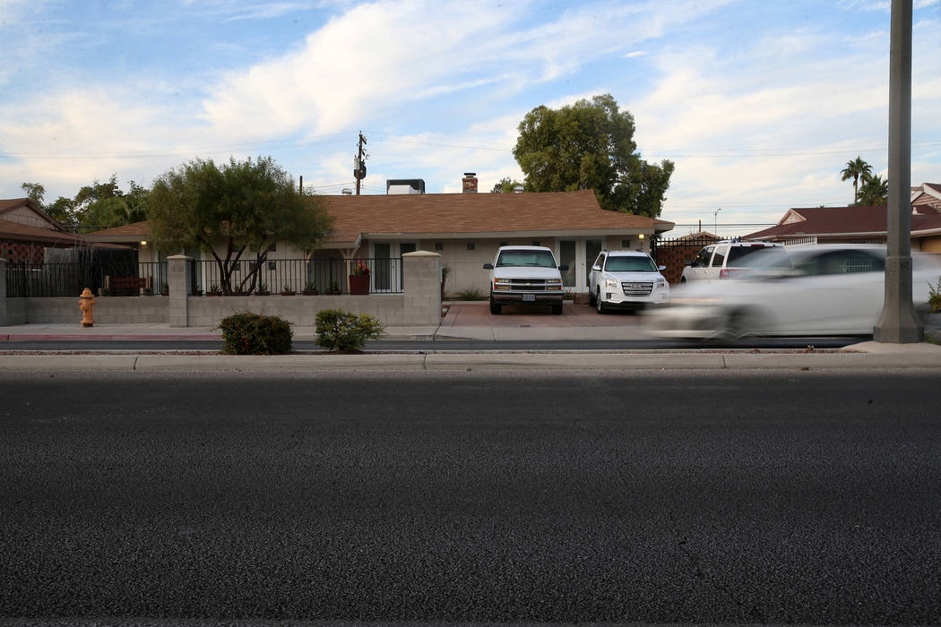 The home at 705 E. St. Louis Ave. in Las Vegas, where Karla Rodriguez lived with her family bef ...