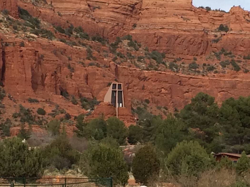 The Chapel of the Holy Cross, an iconic Sedona landmark, was built in 1956 and is believed to s ...