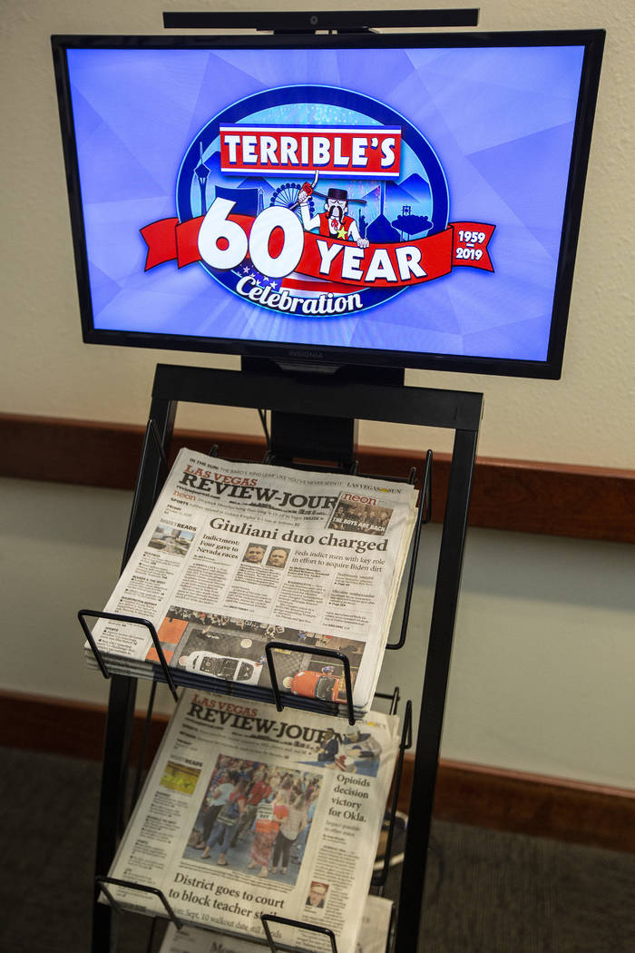 The RJ Network newspaper stand blends traditional print and visual media and is currently offer ...
