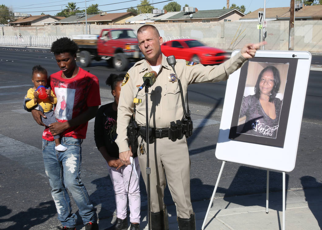 Metropolitan Police Department Lt. Greg Munson speaks about an unsolved fatal hit-and-run durin ...