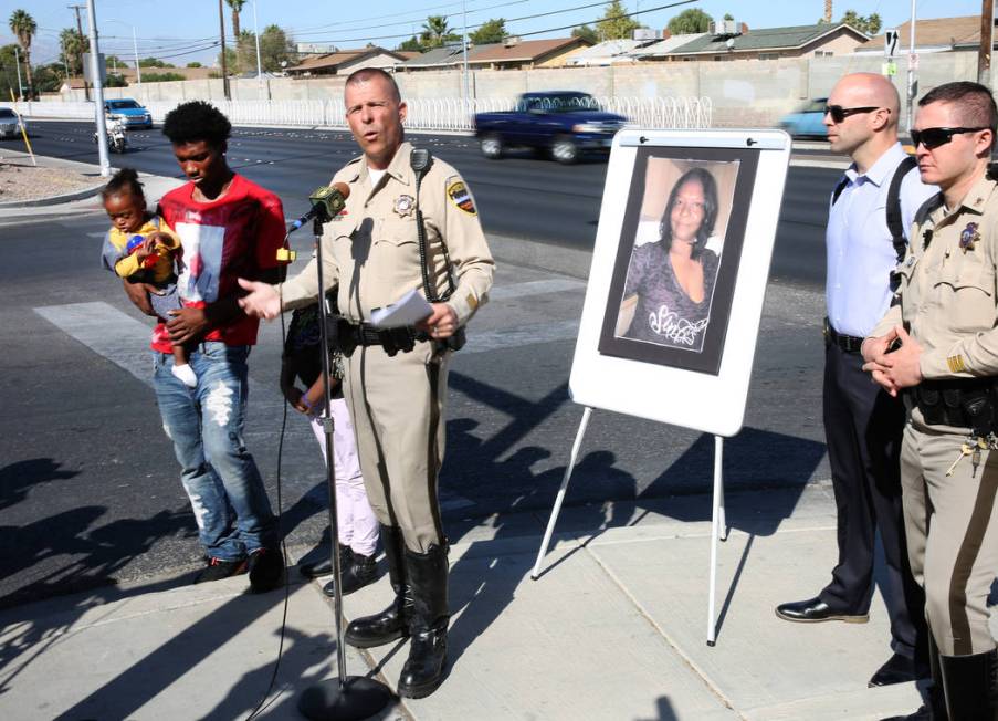 Metropolitan Police Department Lt. Greg Munson speaks about an unsolved fatal hit-and-run durin ...