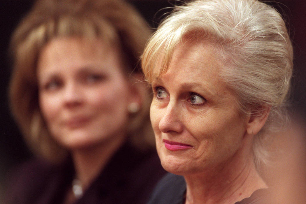 Margaret Rudin in Judge Joe Bonaventures court on Dec. 15, 2000. (Las Vegas Review-Journal file)