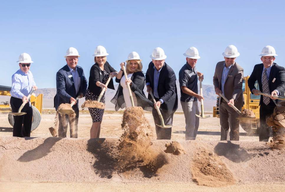 Ground is broken for Sunstone Community by Lennar, Shea Homes and Woodside Homes located in nor ...