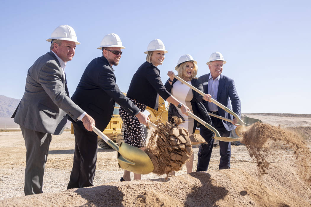 Ground is broken for Sunstone Community by Lennar, Shea Homes and Woodside Homes located in nor ...