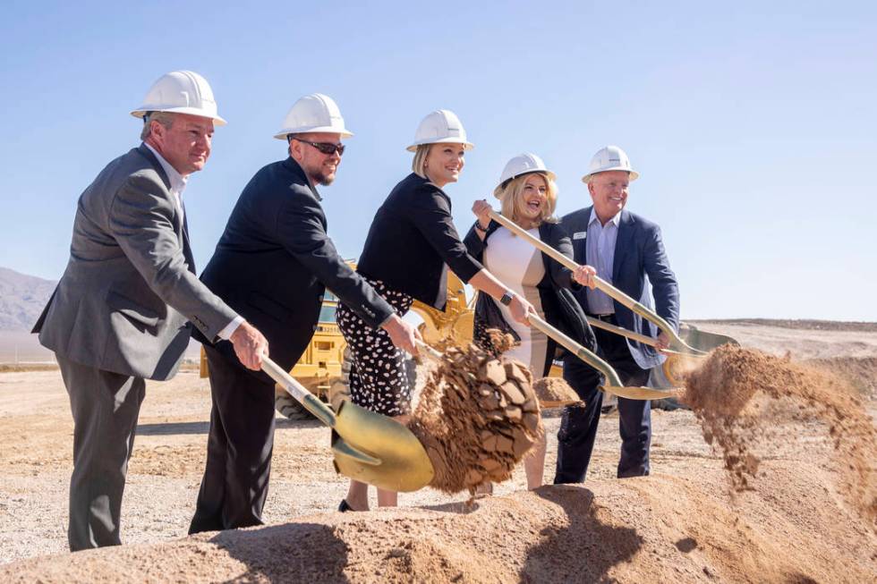 Ground is broken for Sunstone Community by Lennar, Shea Homes and Woodside Homes located in nor ...