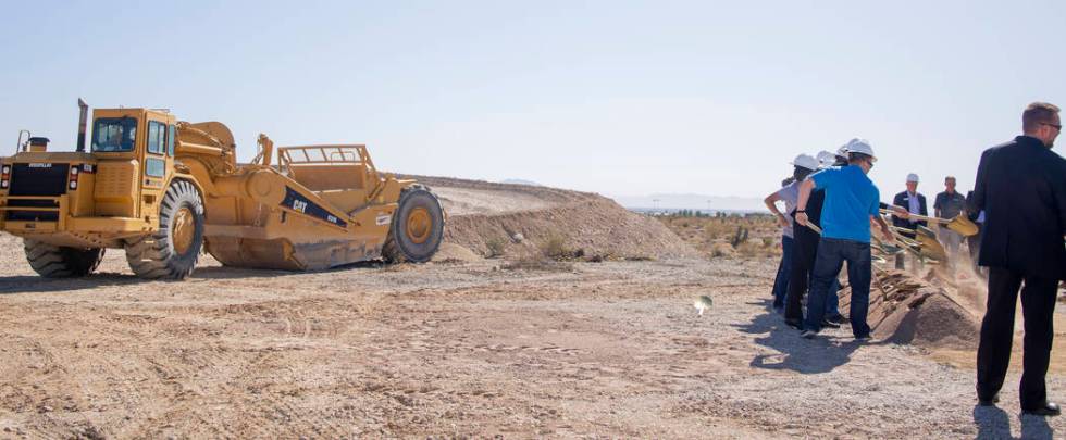 Ground is broken for Sunstone Community by Lennar, Shea Homes and Woodside Homes located in nor ...