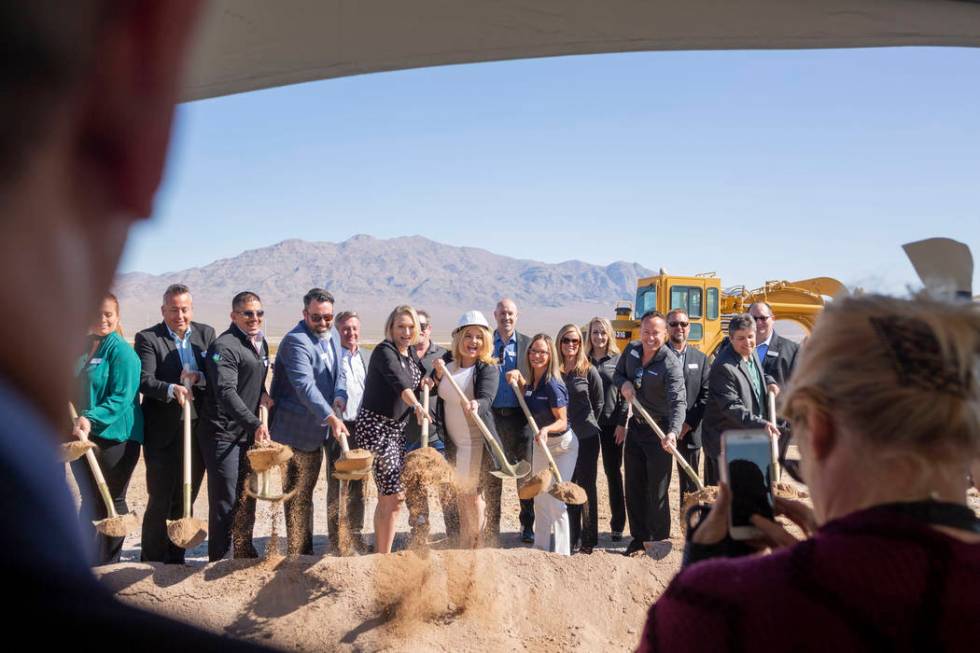 Ground is broken for Sunstone Community by Lennar, Shea Homes and Woodside Homes located in nor ...