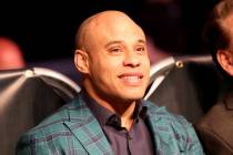 MMA Manager Ali Abdelaziz is seen at a regular season mixed martial arts bout at PFL 1, Thursda ...