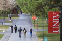 UNLV campus (Las Vegas Review-Journal/File)