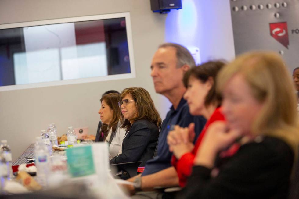 Individuals attend the Nevada Medical Center release of the annual Healthcare Report Card, at R ...