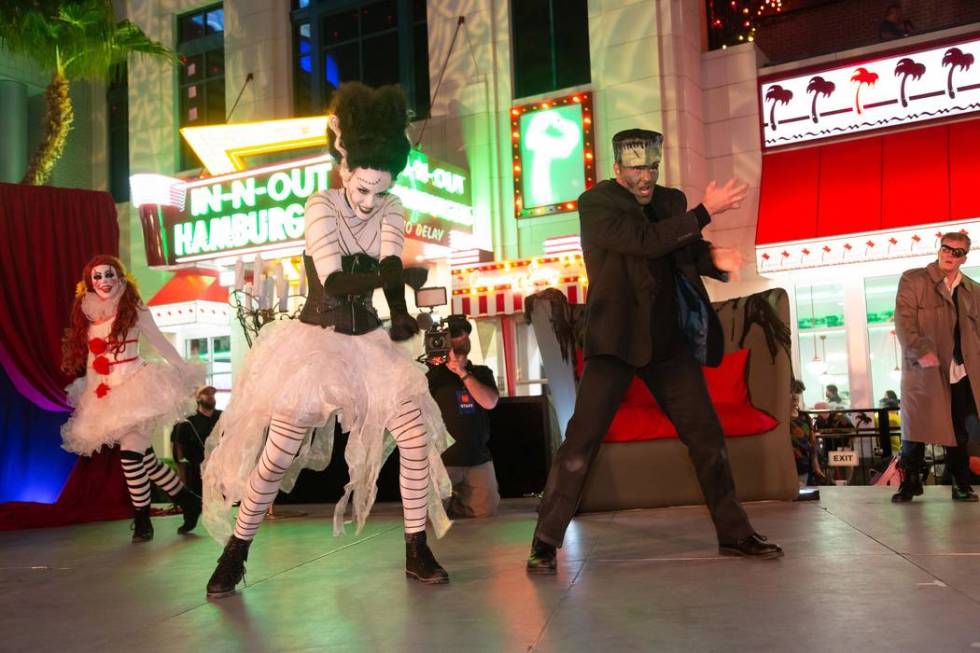 The Linq Promenade offers a Halloween show Oct. 25 to Oct. 31 (Adam Frazier/Studio J. Inc.)