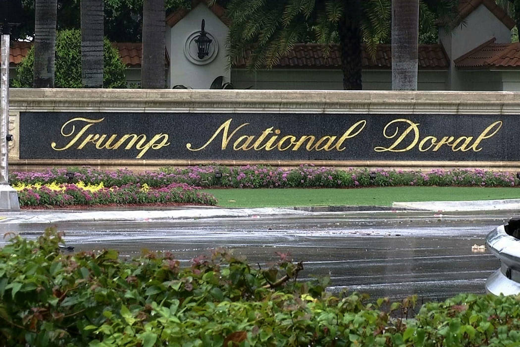 FILE - This June 2, 2017, file image made from video shows the Trump National Doral in Doral, F ...