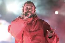 Kendrick Lamar performs at L.A. LIVE's Microsoft Square during NBA All Star Weekend 2018 on Fri ...