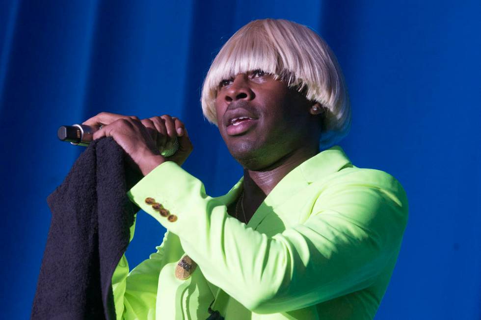 Tyler, the Creator performs on Day 1 of the 2019 Firefly Music Festival at The Woodlands on Fri ...