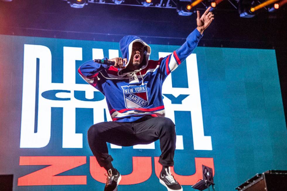 Denzel Curry performs at the Voodoo Music Experience in City Park on Saturday, Oct. 26, 2019, i ...