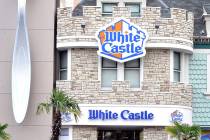 White Castle is seen on the Las Vegas Strip, at 3411 Las Vegas Blvd. South. (David Becker/Las V ...