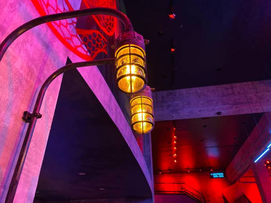 A piece of the entrance experience at "R.U.N" at Luxor is shown on Tuesday, Oct. 22, 2019. (Joh ...